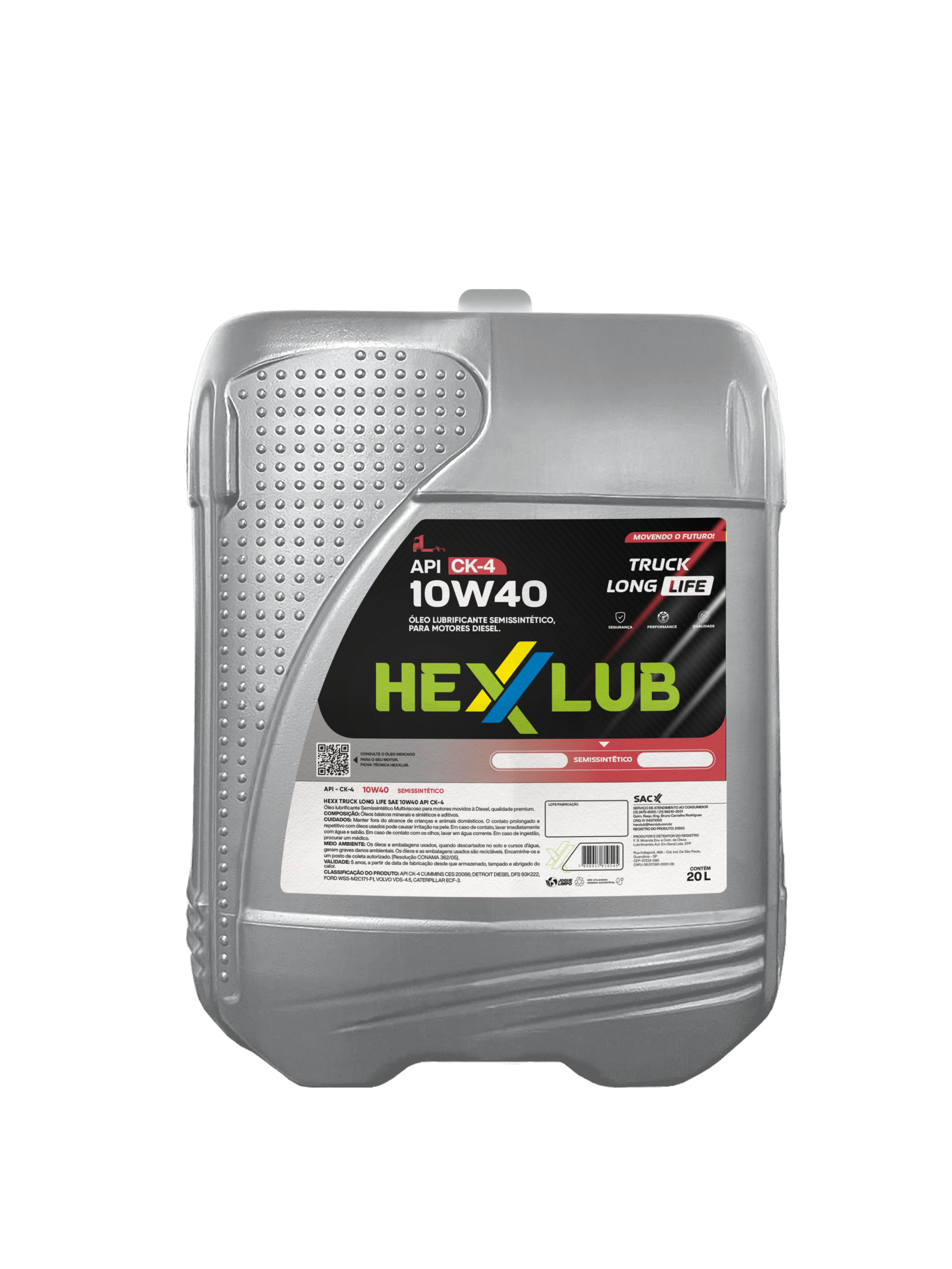 Diesel 10w40 Semissintético LONG LIFE - 20L