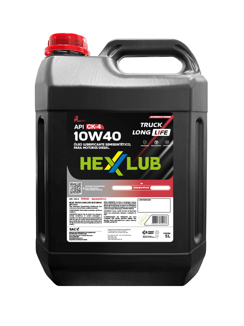 Diesel 10w40 Semissintético LONG LIFE - 5L