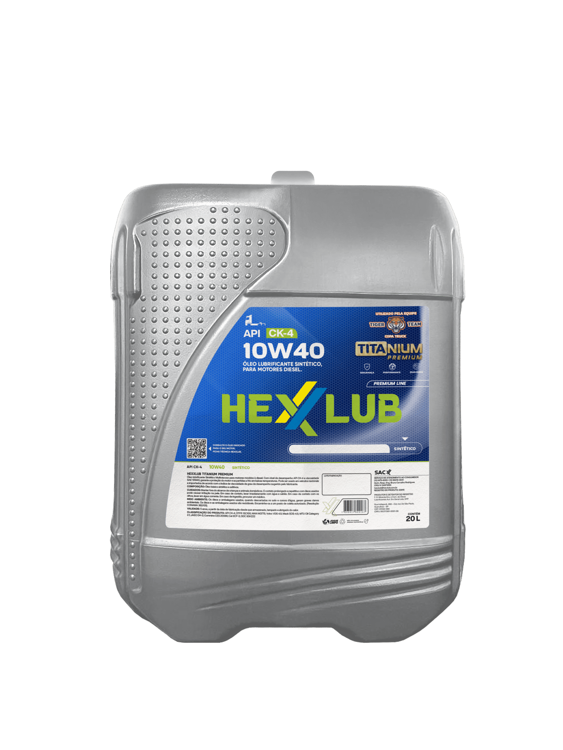 Diesel 10w40 Sintético TITANIUM PREMIUM - 20L