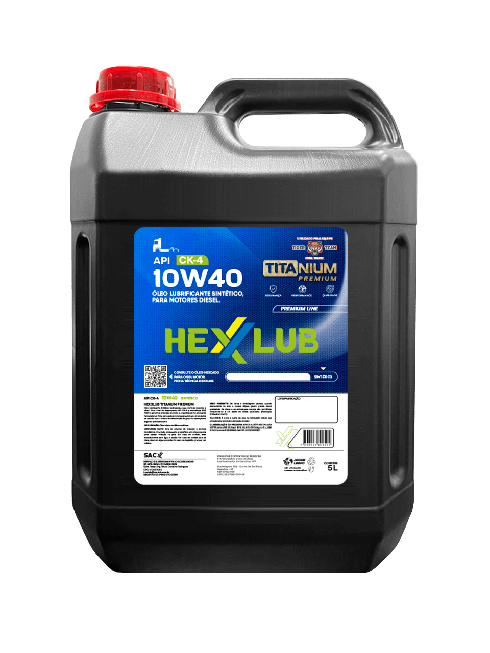 Diesel 10w40 Sintético TITANIUM PREMIUM - 5L