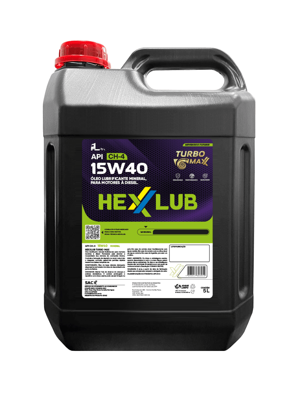 Diesel 15w40 mineral TURBO MAX - 5L
