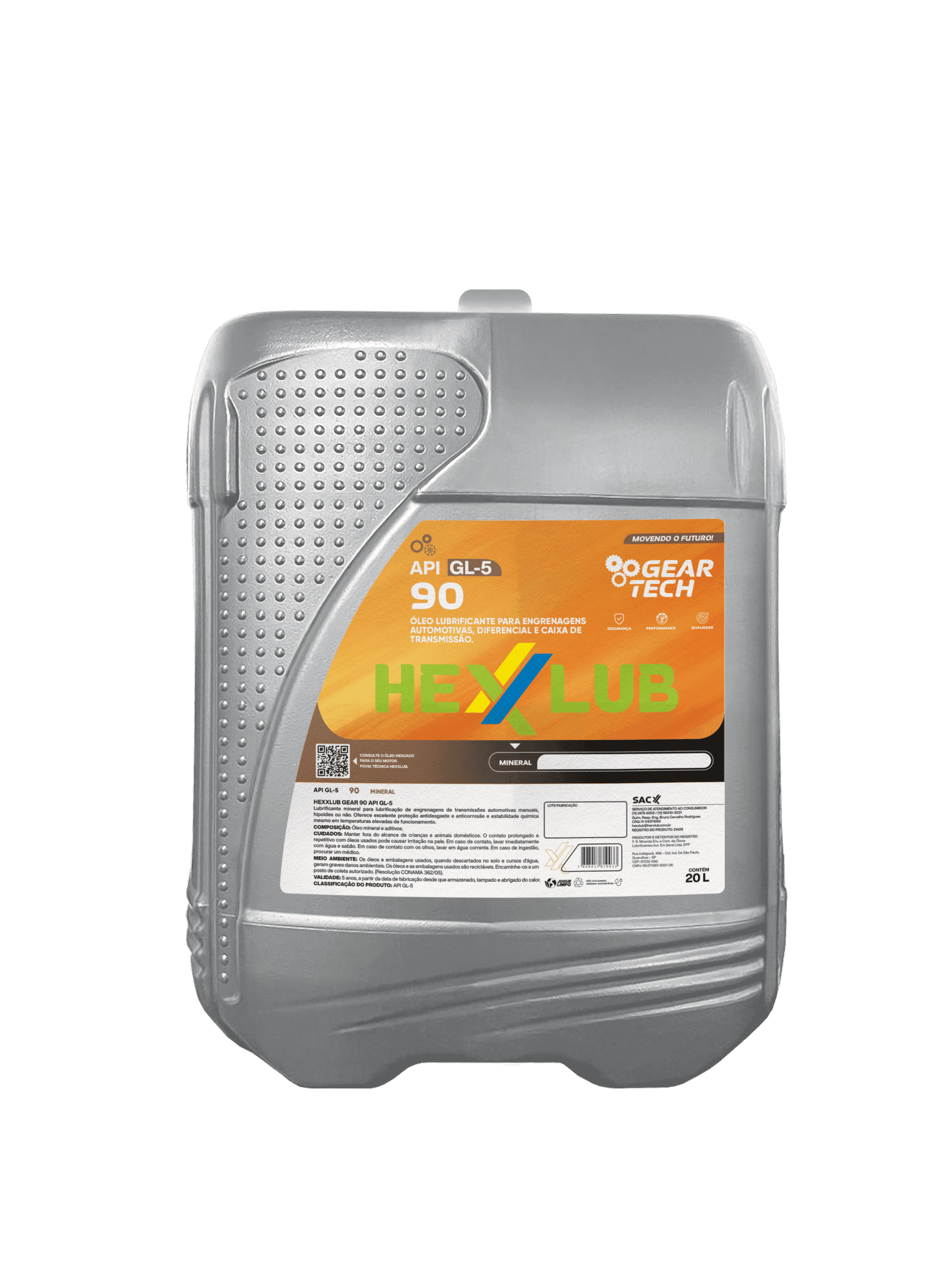 Engrenagem 90-GL-5 MINERAL Gear Tech-20L