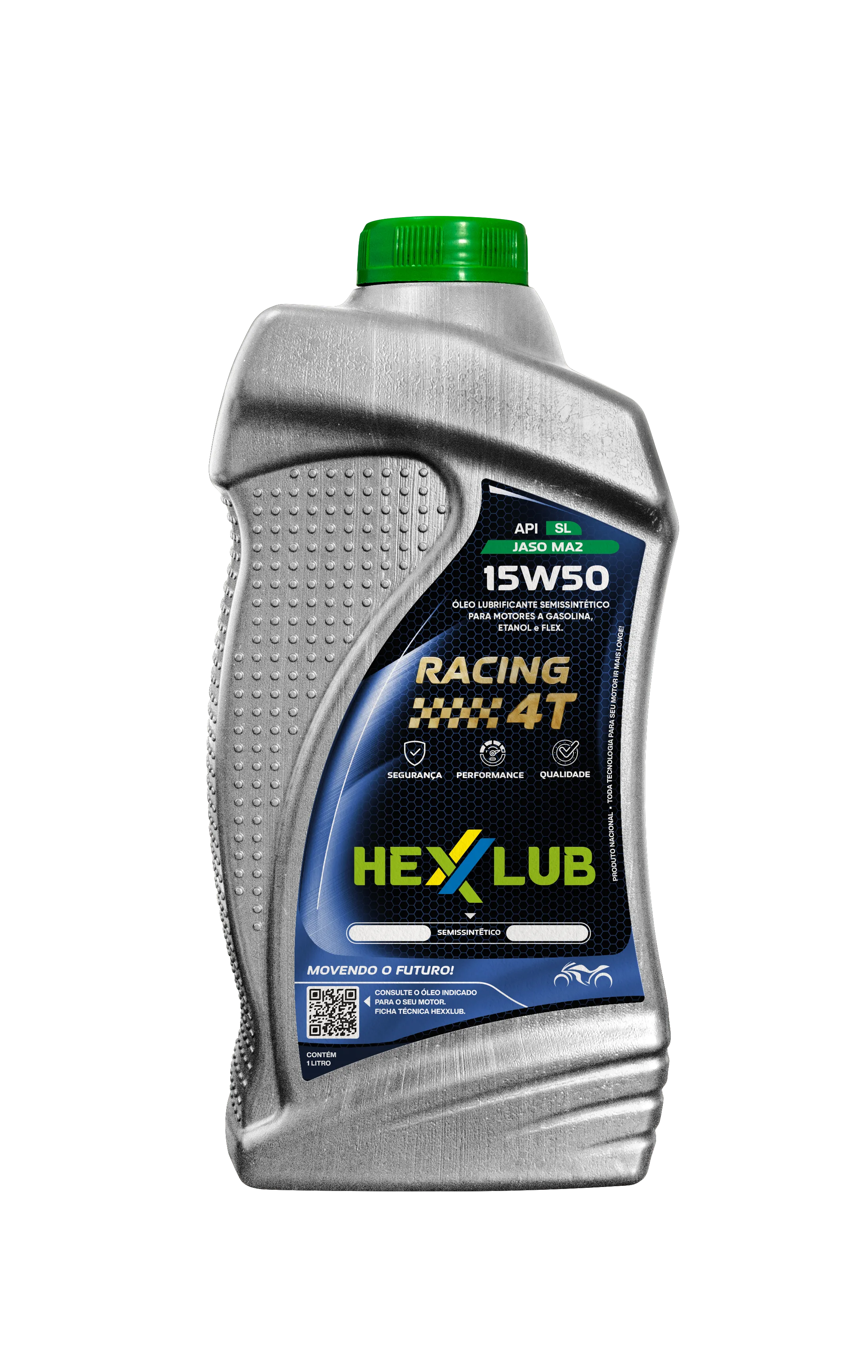 HEXX RACING 4T 15W50 API SL JASO MA2 - HEXXLUB Lubrificantes