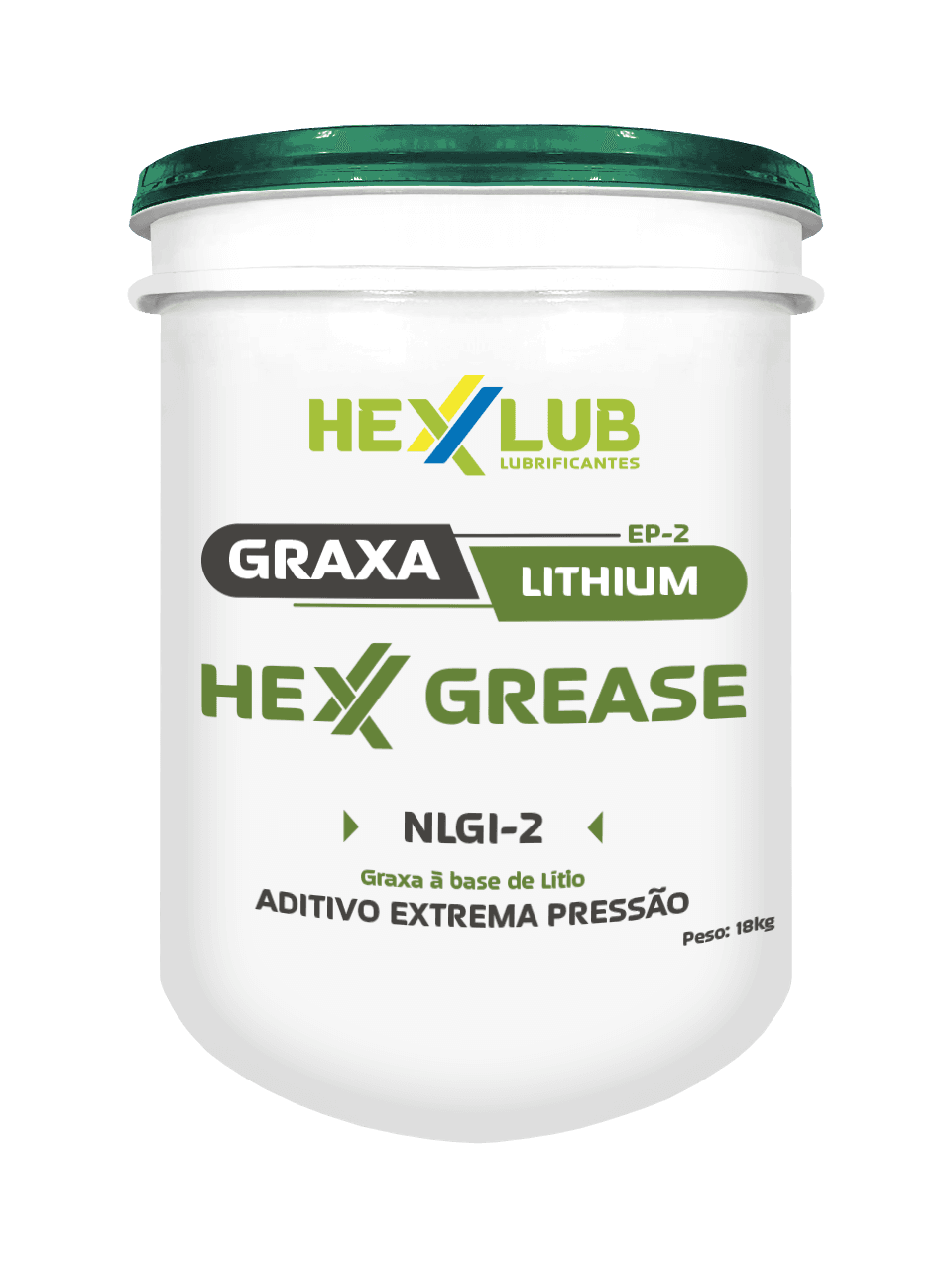 18kg verde aditivo extrema pressão