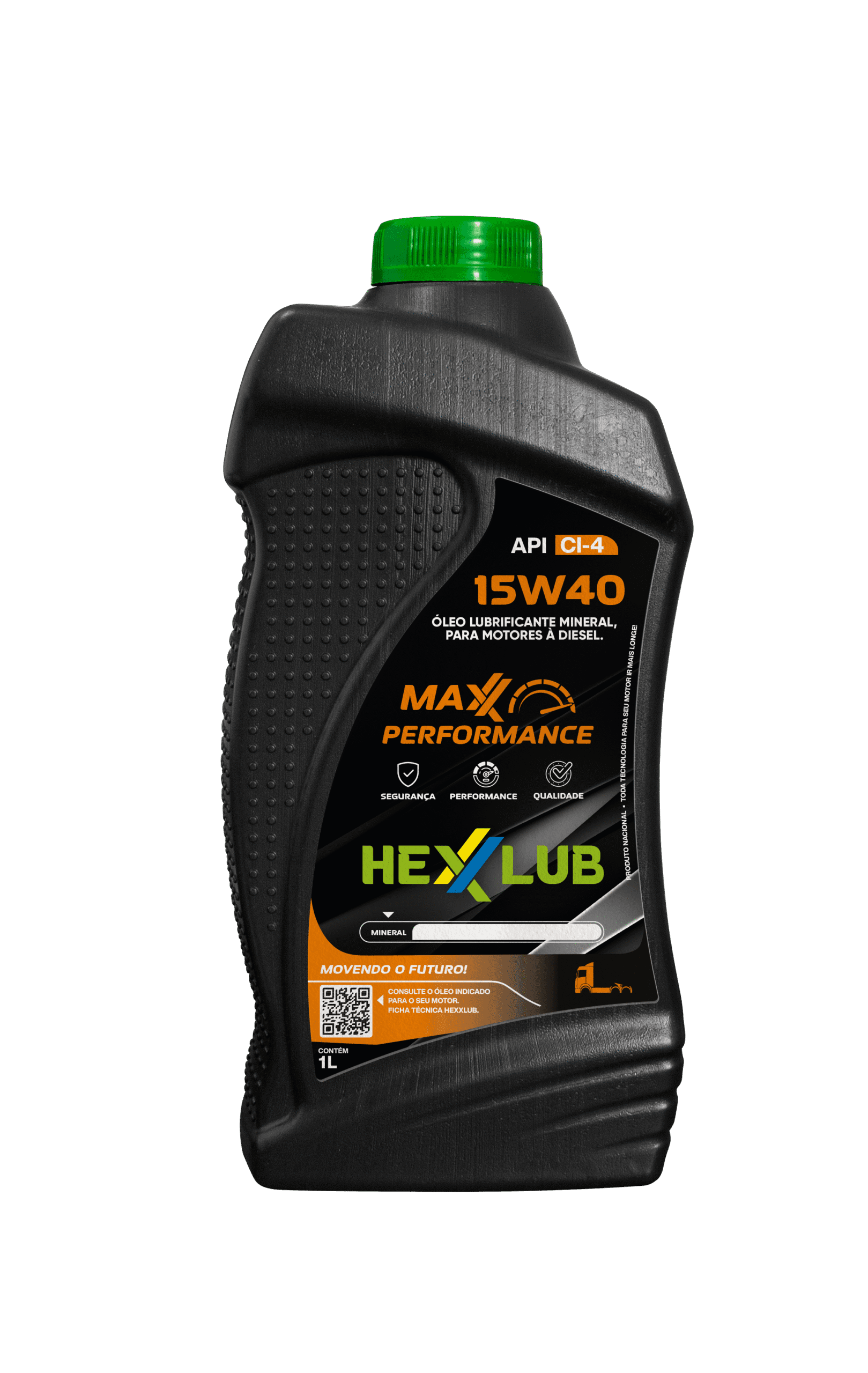 Diesel 15w40 CI-4 mineral HEXXLUB MAX PERFORMANCE-1L